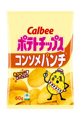 Potato Chips Consomme Punch（Calbee）／Consommé flavor