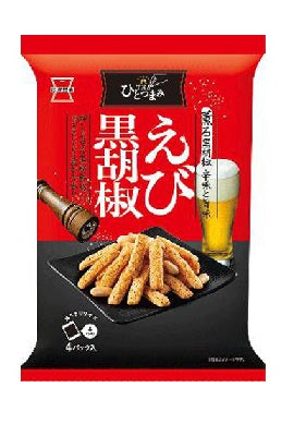 The Hitotsumami Ebi Kurokosho（Shrimp snacks with black pepper.）